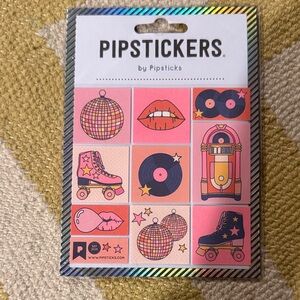 Retro Sticker Set - Pink and Black